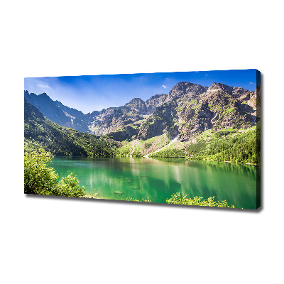 Foto obraz na płótnie Morskie oko Tatry