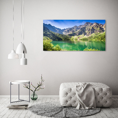 Foto obraz na płótnie Morskie oko Tatry
