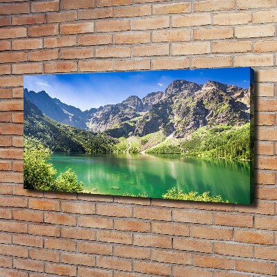 Foto obraz na płótnie Morskie oko Tatry