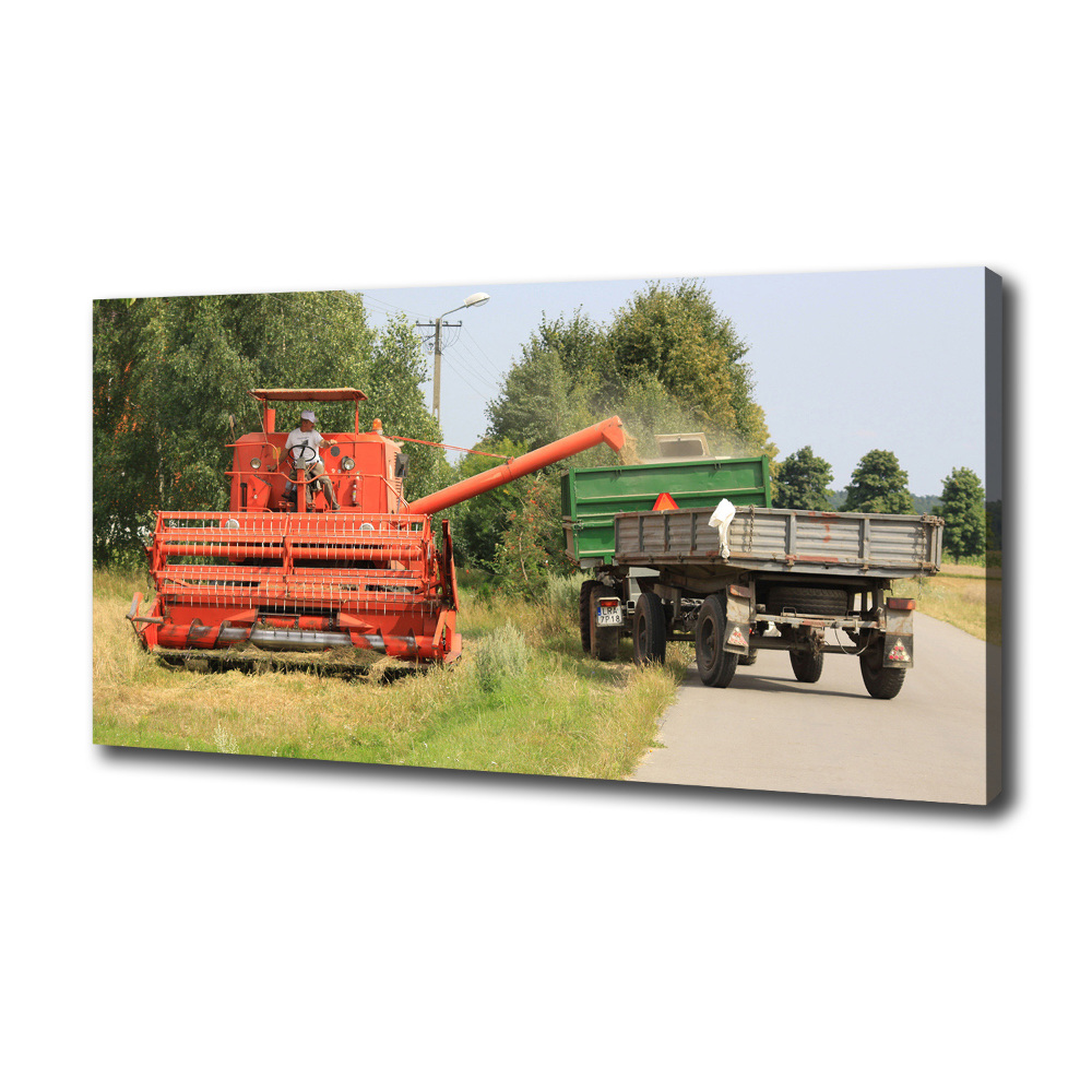 Foto obraz canvas Kombajn