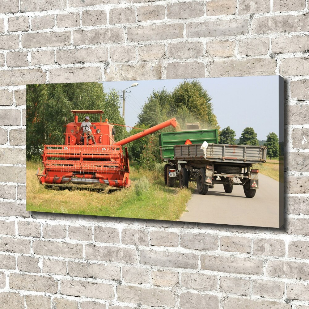 Foto obraz canvas Kombajn
