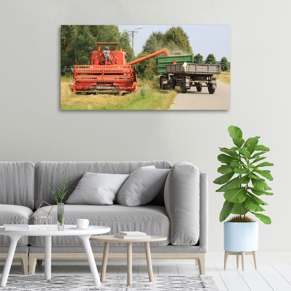 Foto obraz canvas Kombajn