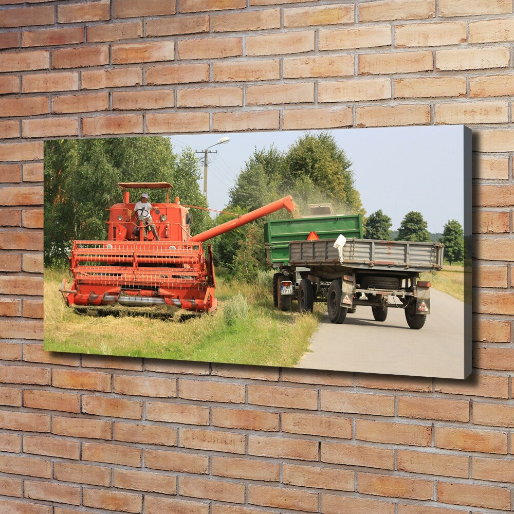 Foto obraz canvas Kombajn