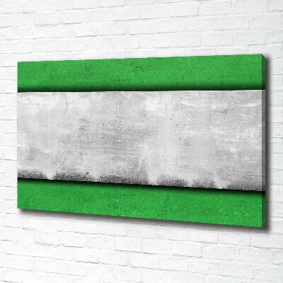 Foto obraz canvas Zielony mur