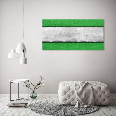 Foto obraz canvas Zielony mur
