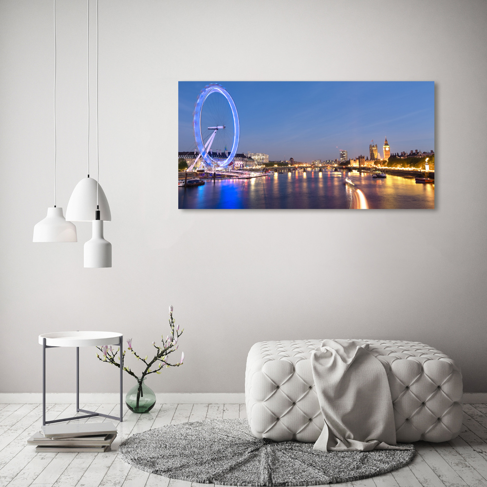 Foto obraz na płótnie London Eye Londyn