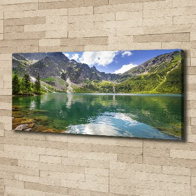Foto obraz na płótnie Morskie oko Tatry