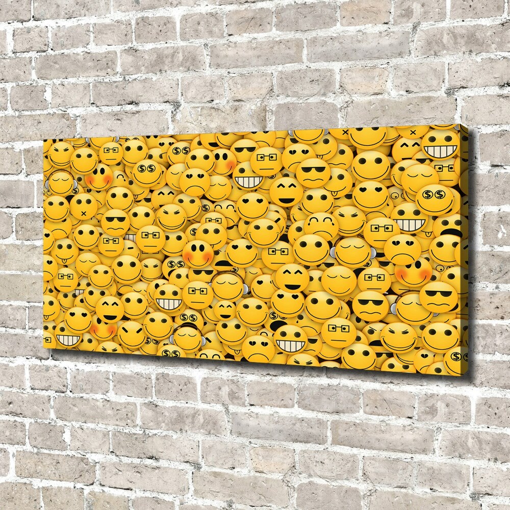Foto obraz canvas Emotikony