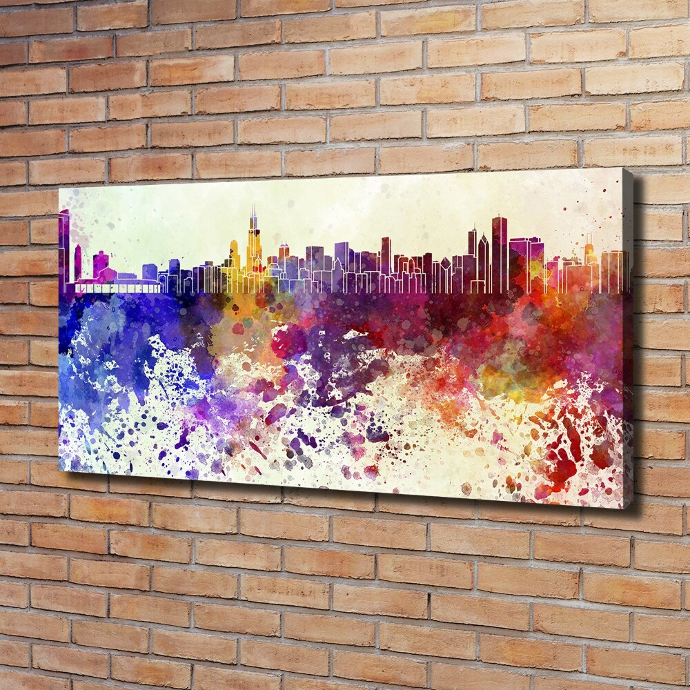 Foto obraz na płótnie Kolorowe Chicago