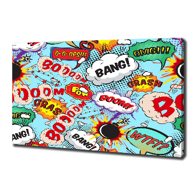 Duży foto obraz na ścianę canvas Komiks