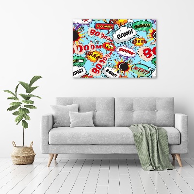 Duży foto obraz na ścianę canvas Komiks