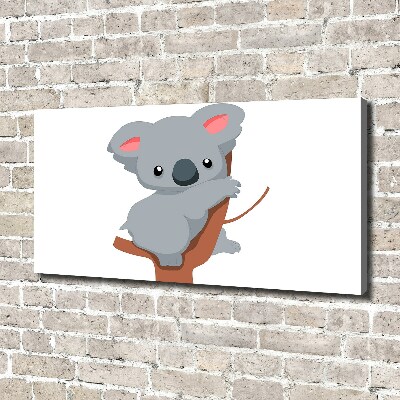 Foto obraz na płótnie Koala na drzewie
