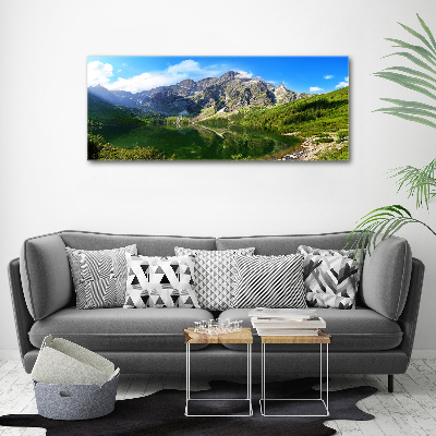 Foto obraz na płótnie Morskie oko Tatry