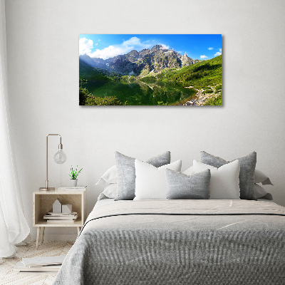 Foto obraz na płótnie Morskie oko Tatry