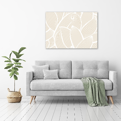 Foto obraz canvas Liście wzór