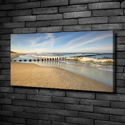 Foto obraz na płótnie Plaża nad Bałtykiem