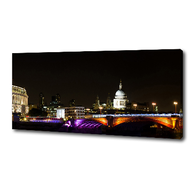 Foto obraz canvas Most nocą