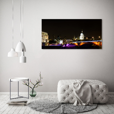 Foto obraz canvas Most nocą
