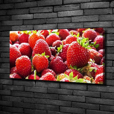 Foto obraz canvas Truskawki