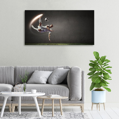 Foto obraz canvas Piłkarz