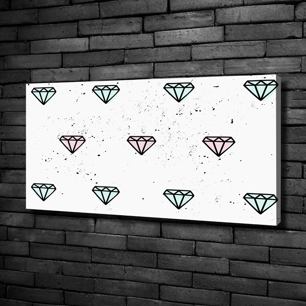 Foto obraz canvas Diamenty