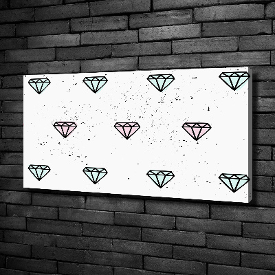 Foto obraz canvas Diamenty