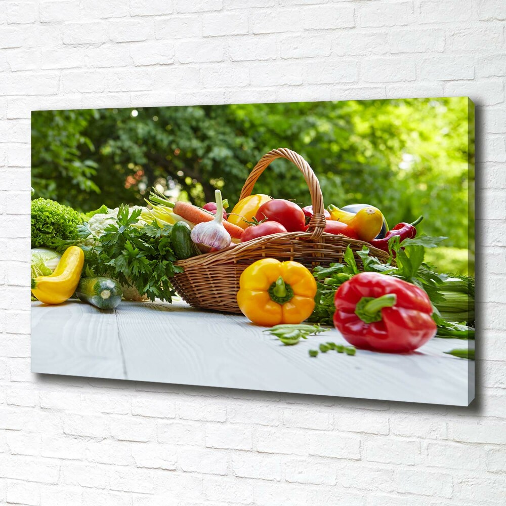 Foto obraz canvas Kosz warzyw