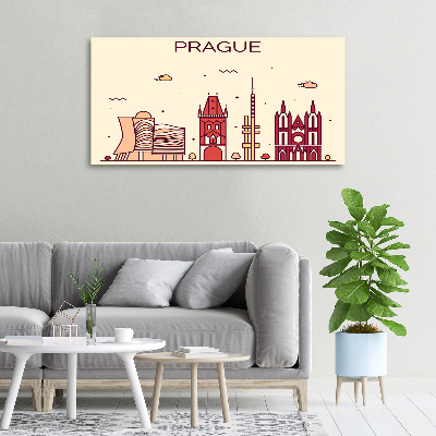 Foto obraz na płótnie Praga budynki