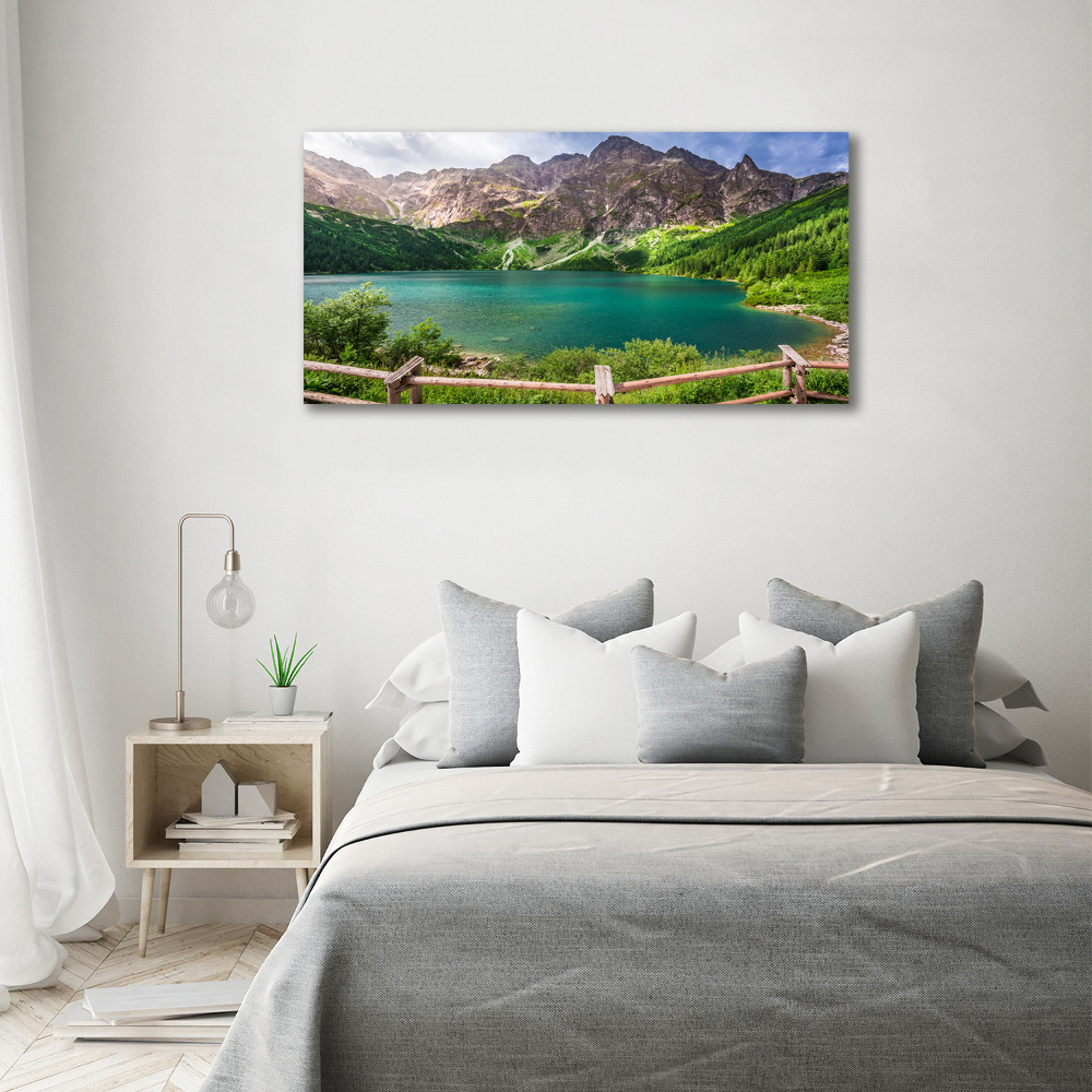 Foto obraz na płótnie Morskie oko Tatry