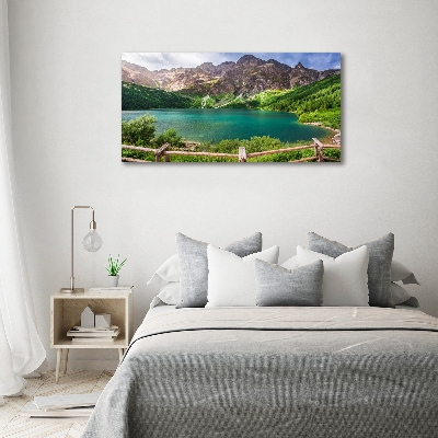 Foto obraz na płótnie Morskie oko Tatry