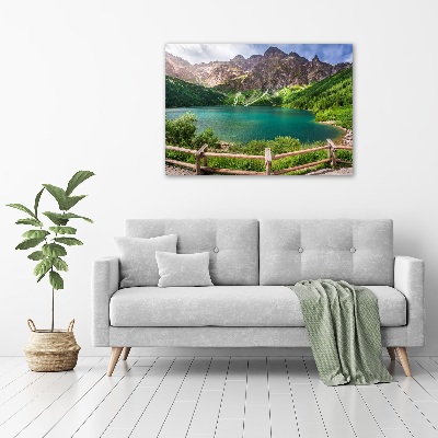 Foto obraz na płótnie Morskie oko Tatry