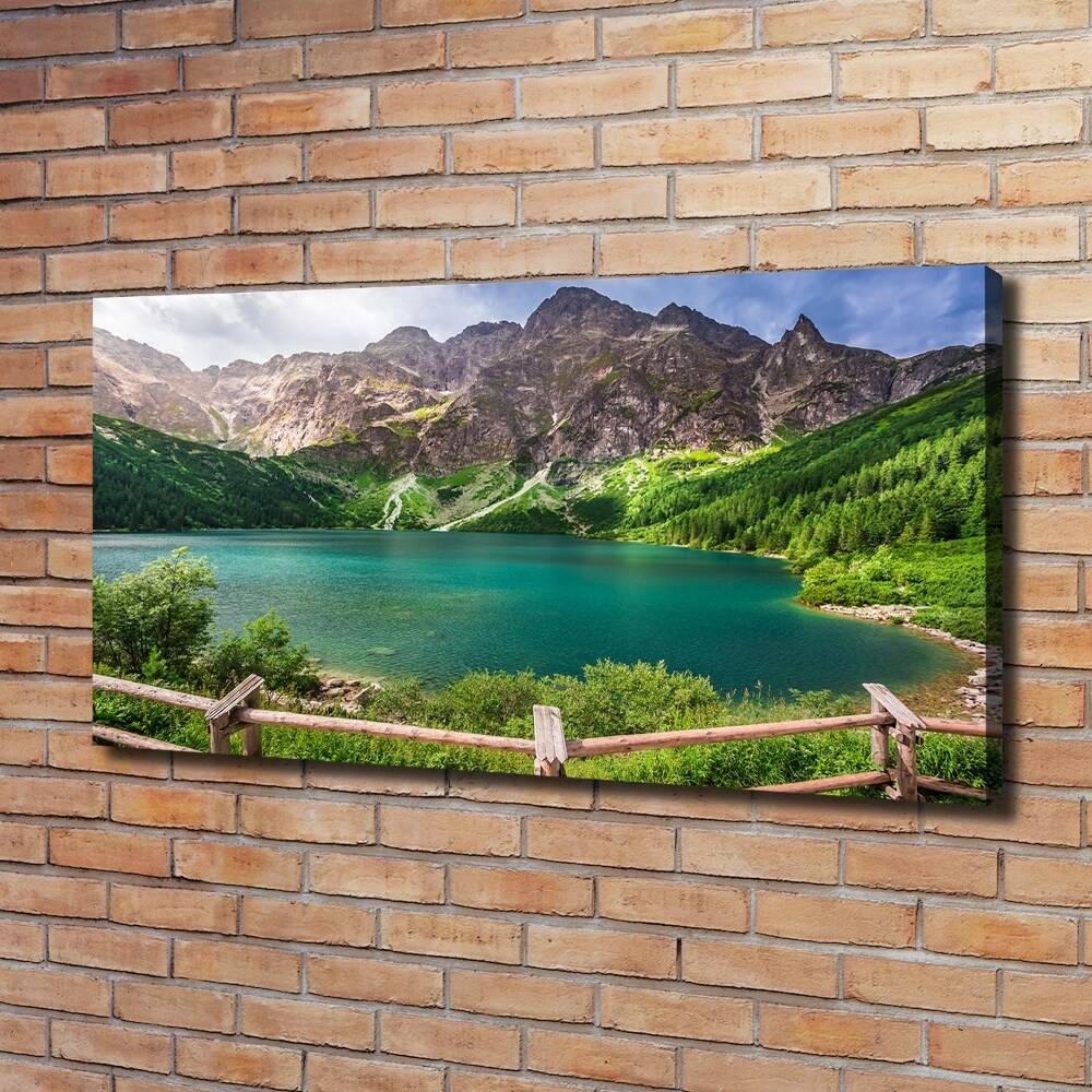 Foto obraz na płótnie Morskie oko Tatry