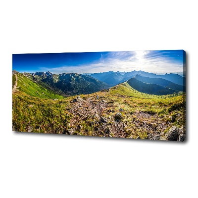 Foto obraz na płótnie Panorama górska