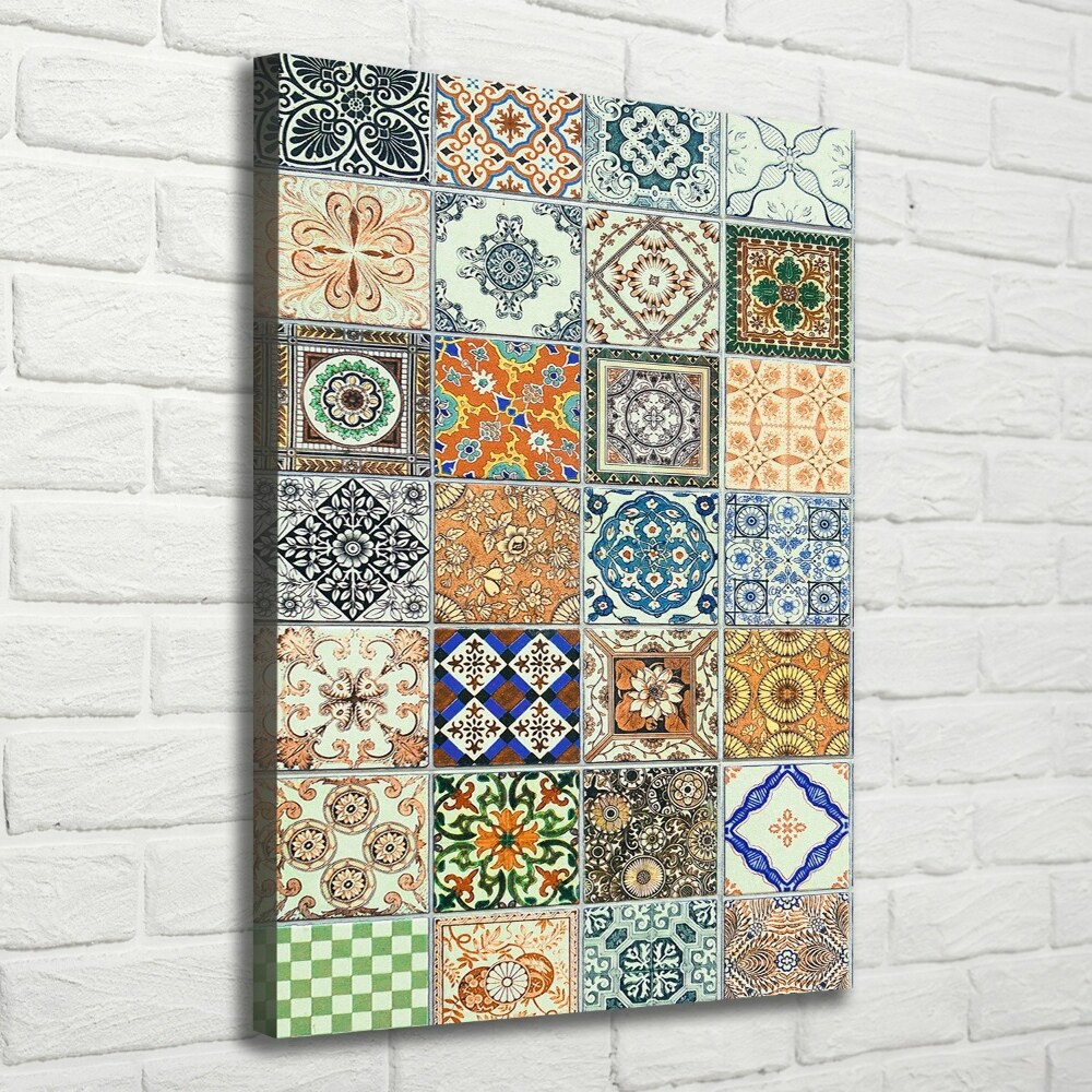 Foto obraz na płótnie pionowy Ceramiczne płytki