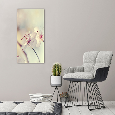 Foto obraz canvas pionowy Kwiaty wiśni