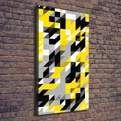 Foto obraz na płótnie pionowy Geometryczne tło