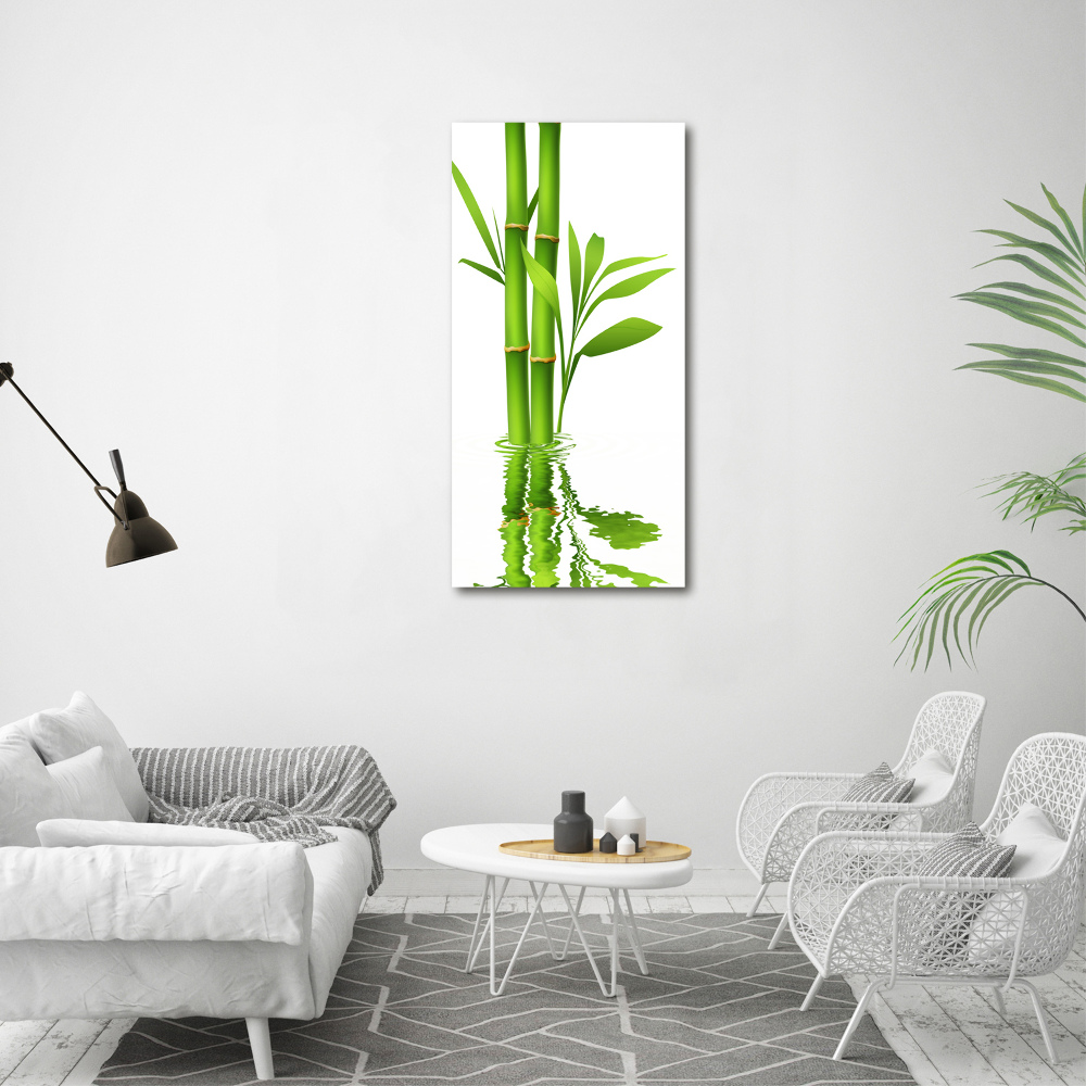 Nowoczesny fotoobraz canvas na ramie pionowy Bambus
