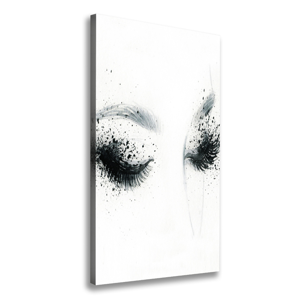 Nowoczesny obraz canvas na ramie pionowy Makijaż