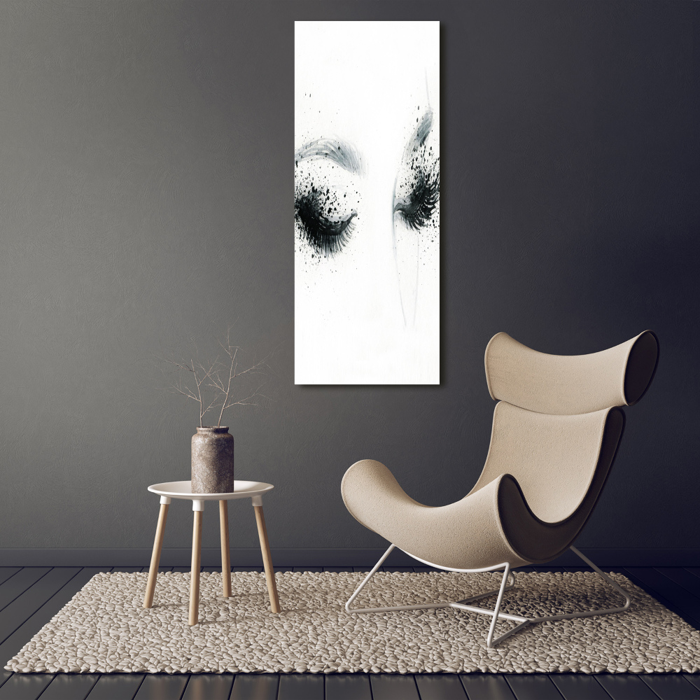 Nowoczesny obraz canvas na ramie pionowy Makijaż