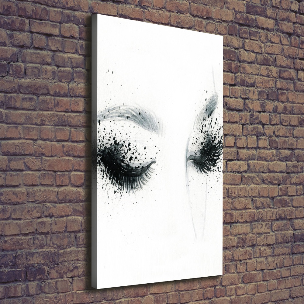 Nowoczesny obraz canvas na ramie pionowy Makijaż