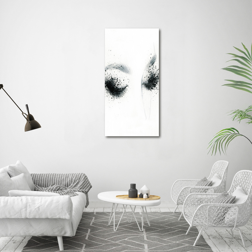 Nowoczesny obraz canvas na ramie pionowy Makijaż