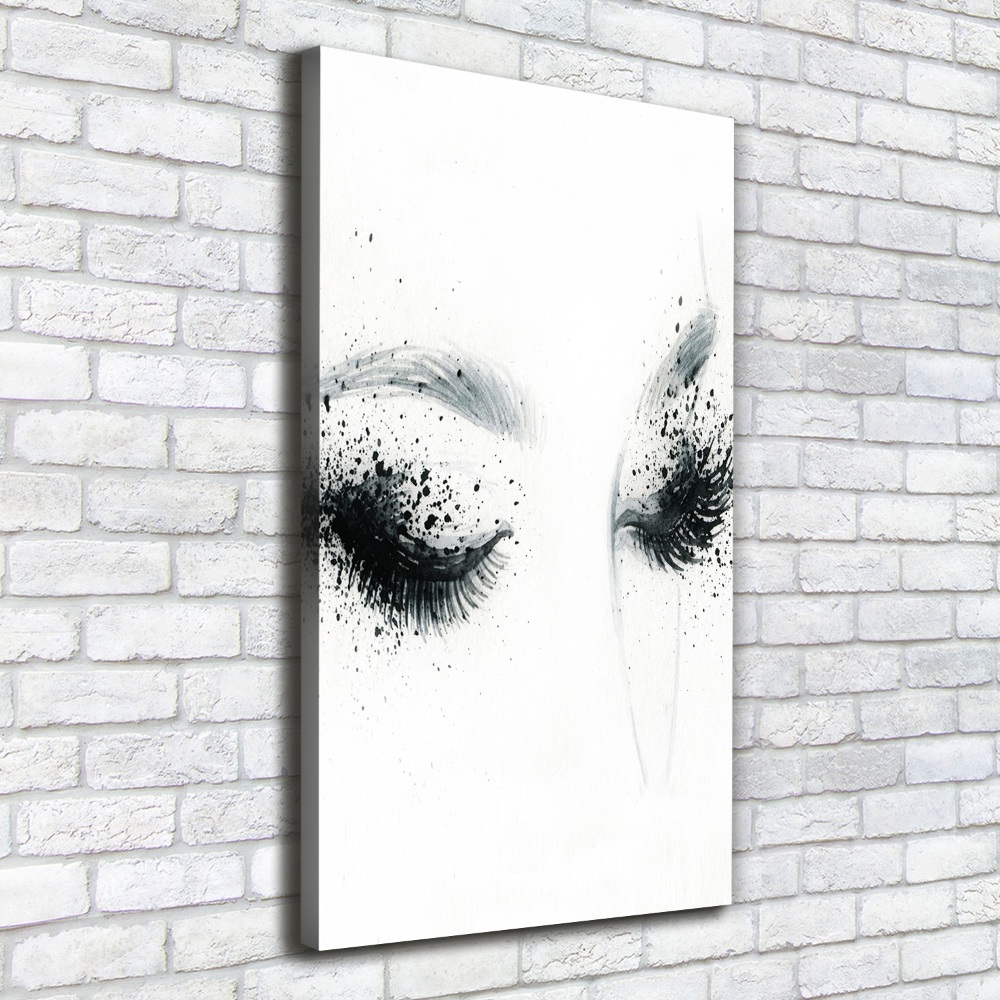 Nowoczesny obraz canvas na ramie pionowy Makijaż
