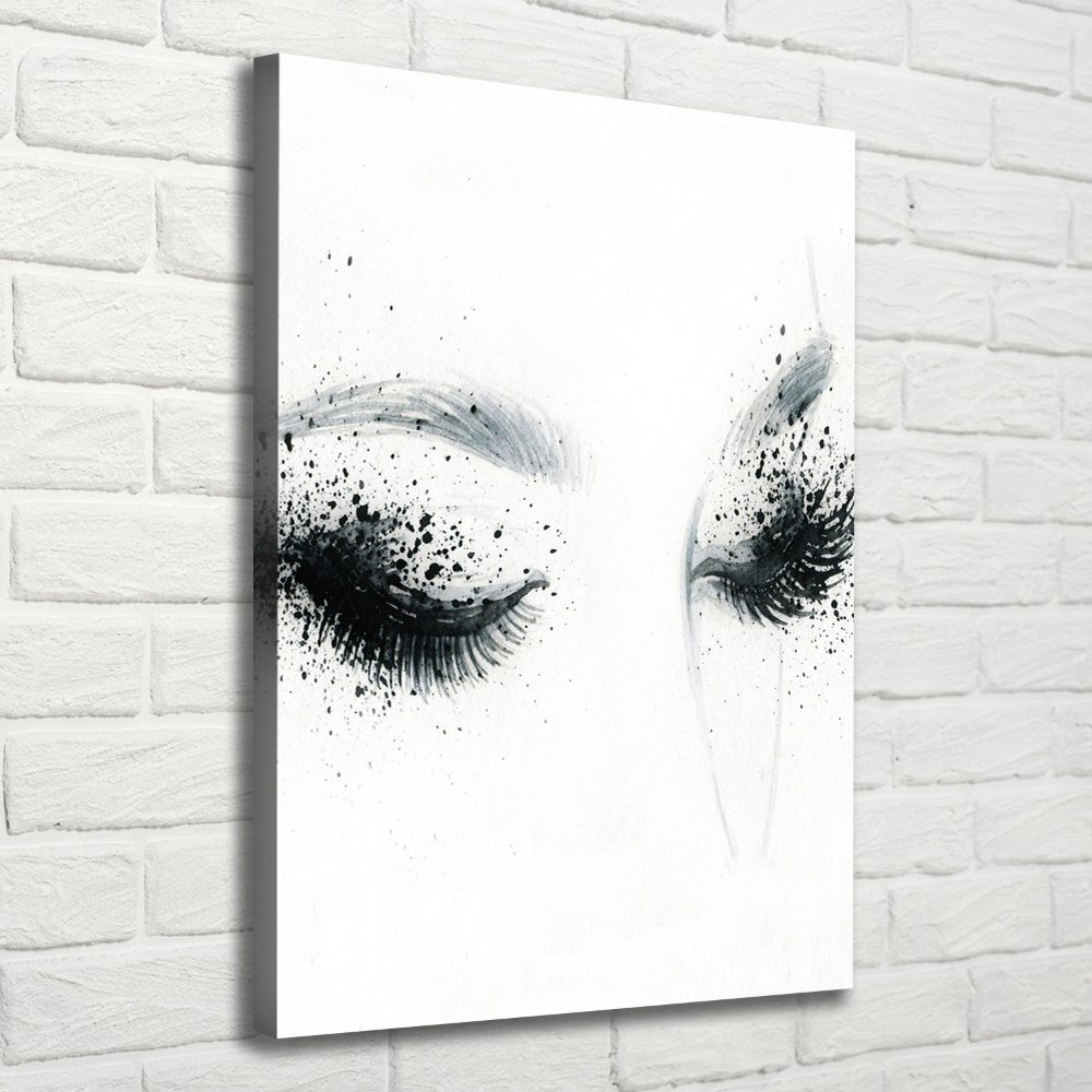Nowoczesny obraz canvas na ramie pionowy Makijaż
