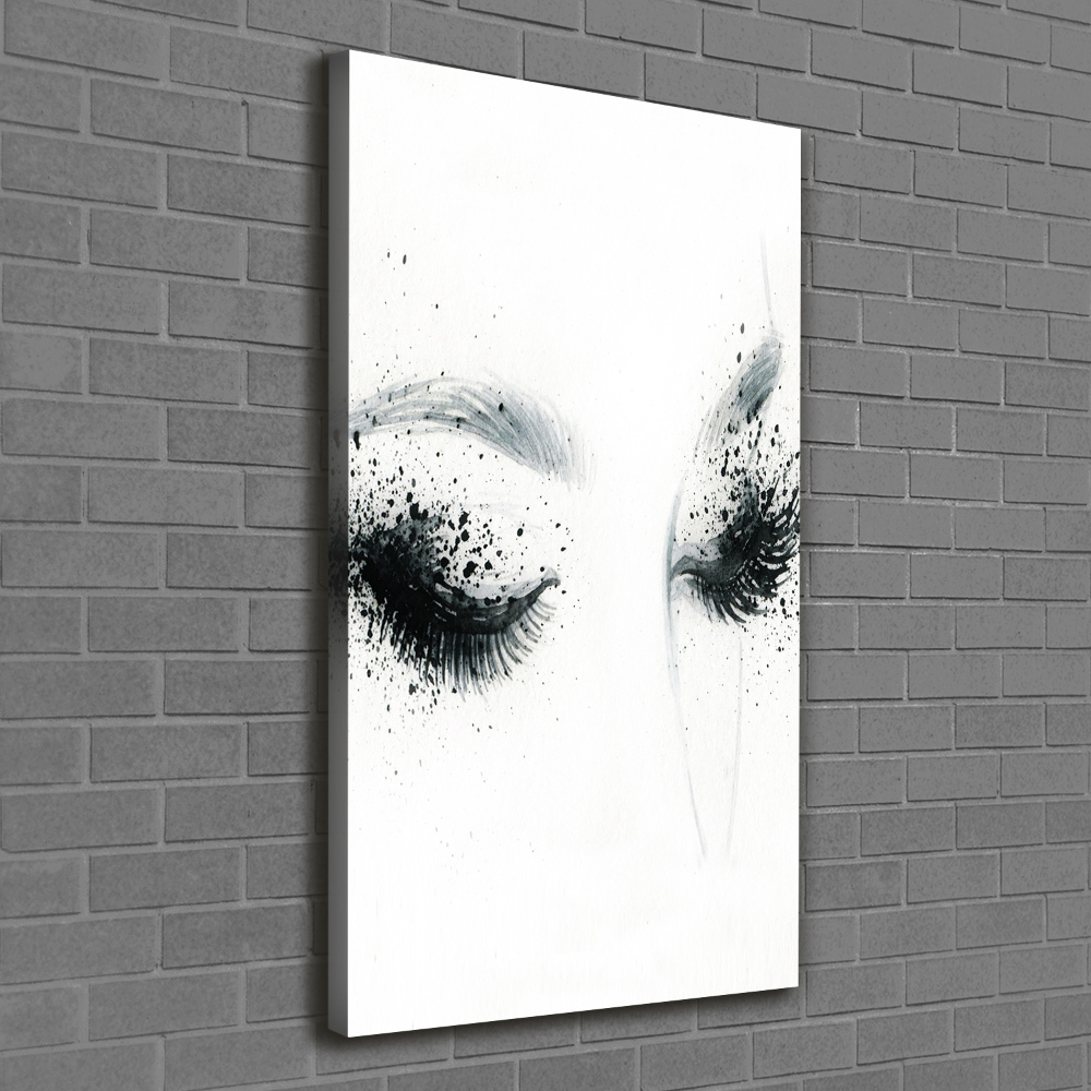 Nowoczesny obraz canvas na ramie pionowy Makijaż