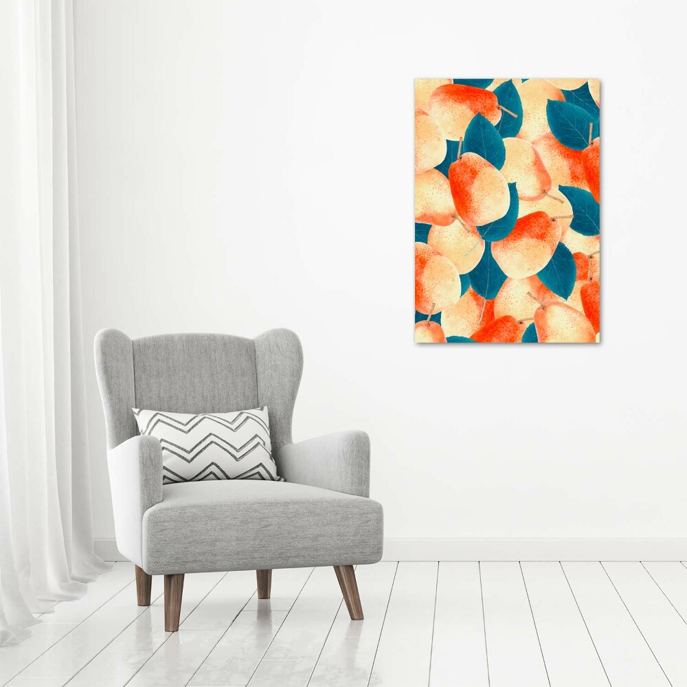 Nowoczesny obraz canvas na ramie pionowy Gruszki