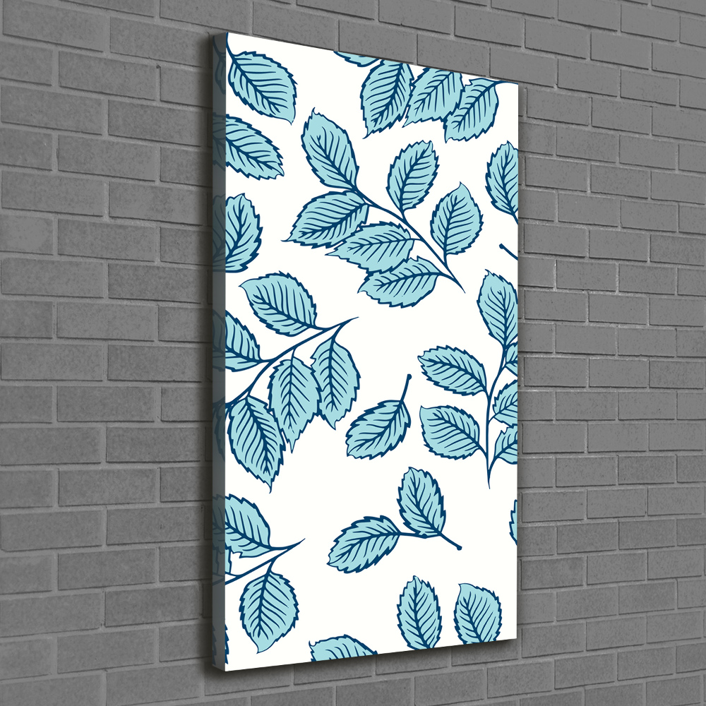 Nowoczesny fotoobraz canvas na ramie pionowy Listki