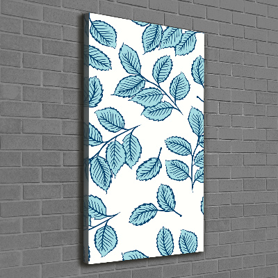Nowoczesny fotoobraz canvas na ramie pionowy Listki