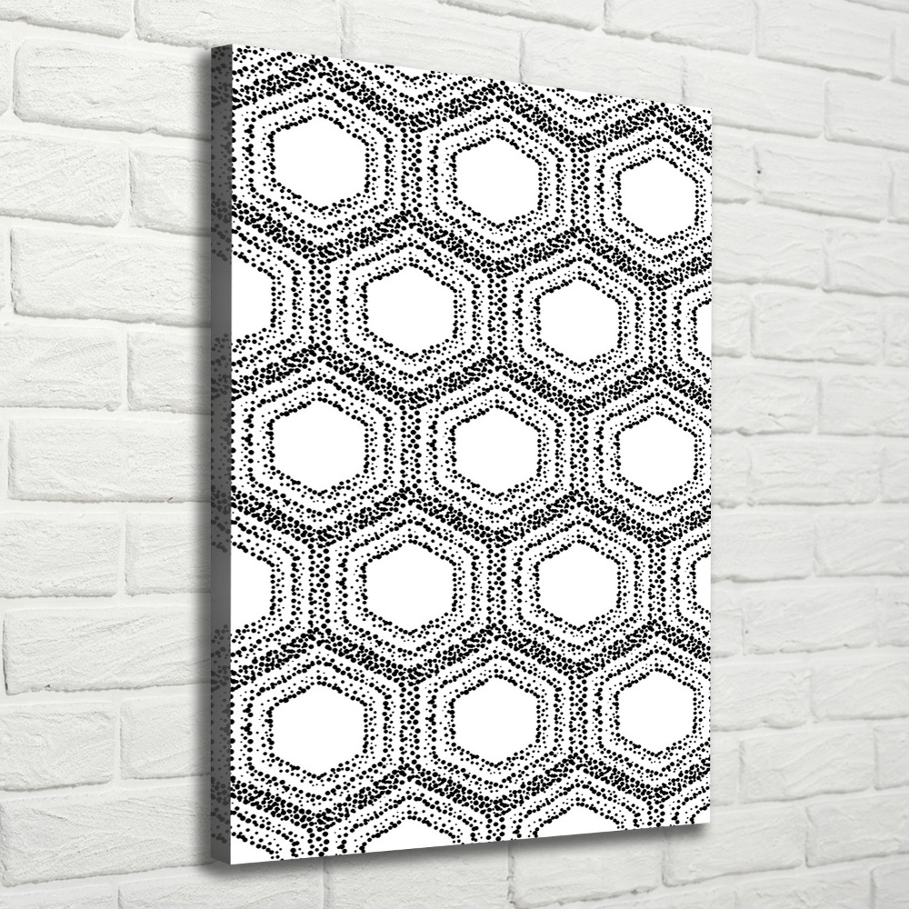 Foto obraz na płótnie pionowy Geometryczne tło