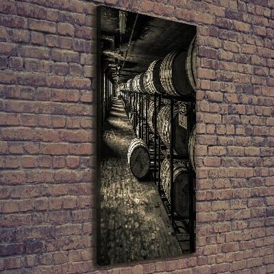 Foto obraz canvas pionowy Beczki Burbon