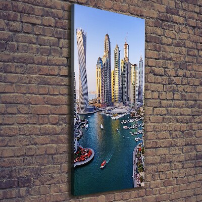 Foto obraz canvas pionowy Zatoka Dubaj